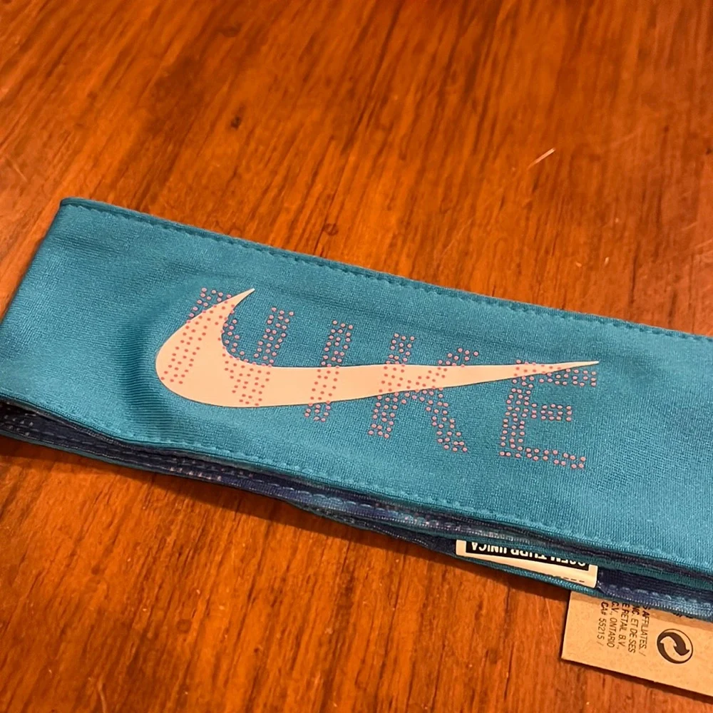 Nike Dri Fit Head Tie new Youth size blue pink